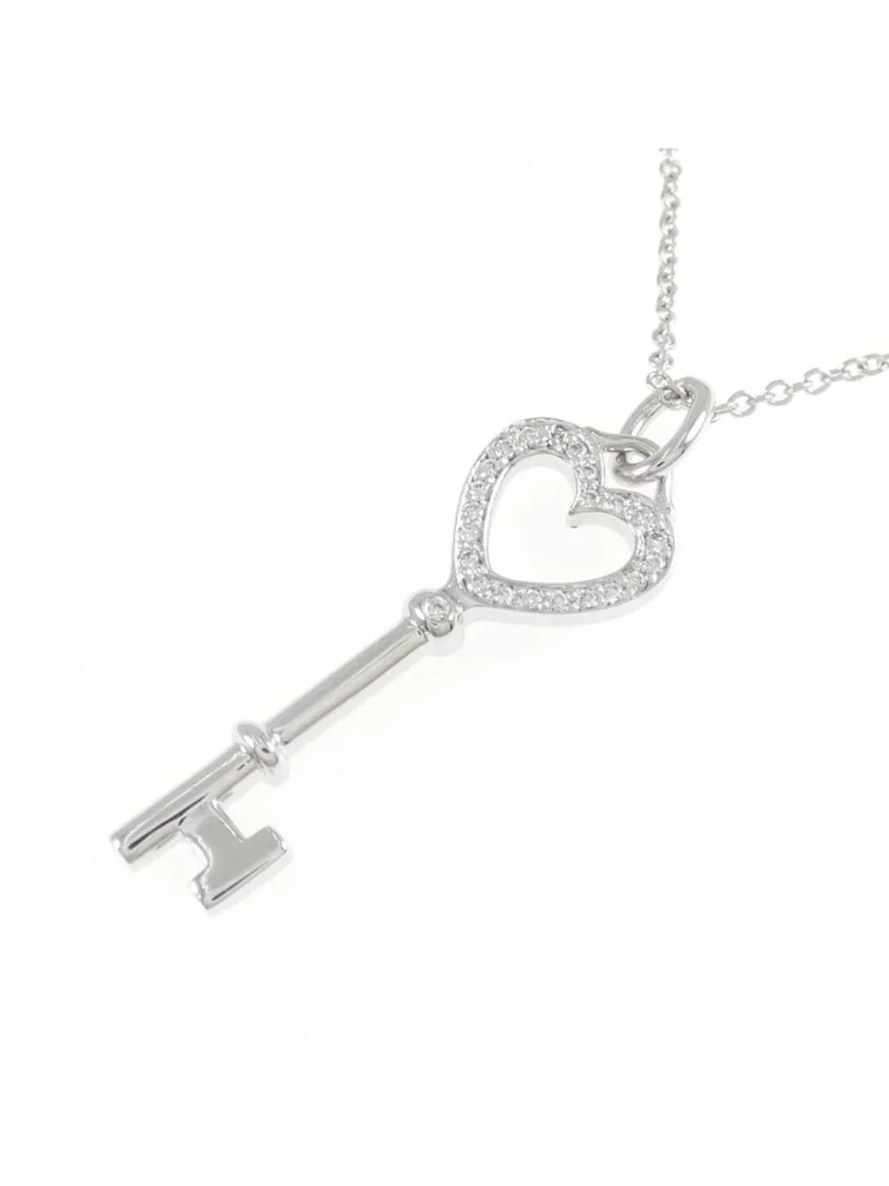 Tiffany & Co Heart Key Mini Necklace